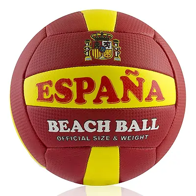 Pelota de volley playa fabricada en material blando en el exterior (foam). Perfecta para jugar partidos con la familia, amigos...