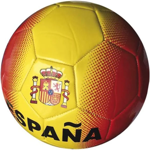 spaña Balón fútbol, Hombre, Rojo/Amarillo, Talla Única