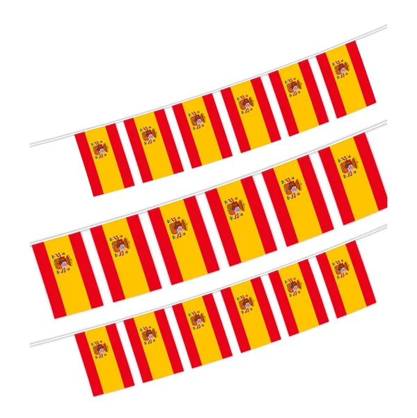 Guirnalda de Banderas de España 11.4 Metros (40 Banderines para Fiestas)