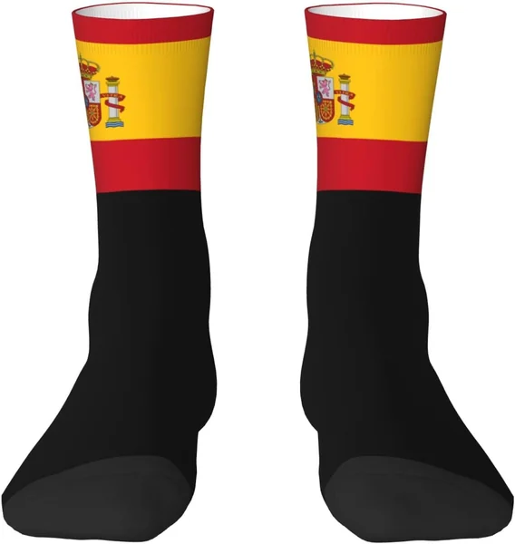 Calcetines con la bandera de España Calcetines cálidos de invierno Calcetines deportivos que ab
