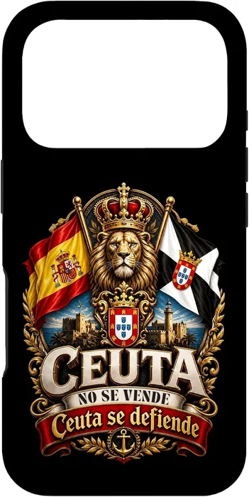 Carcasa Móvil 'Ceuta Se Defiende' con Bandera de España
