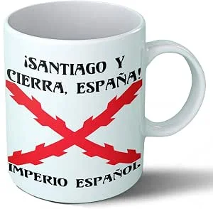 Taza Desayuno Imperio Español - Cruz de Borgoña Tercios