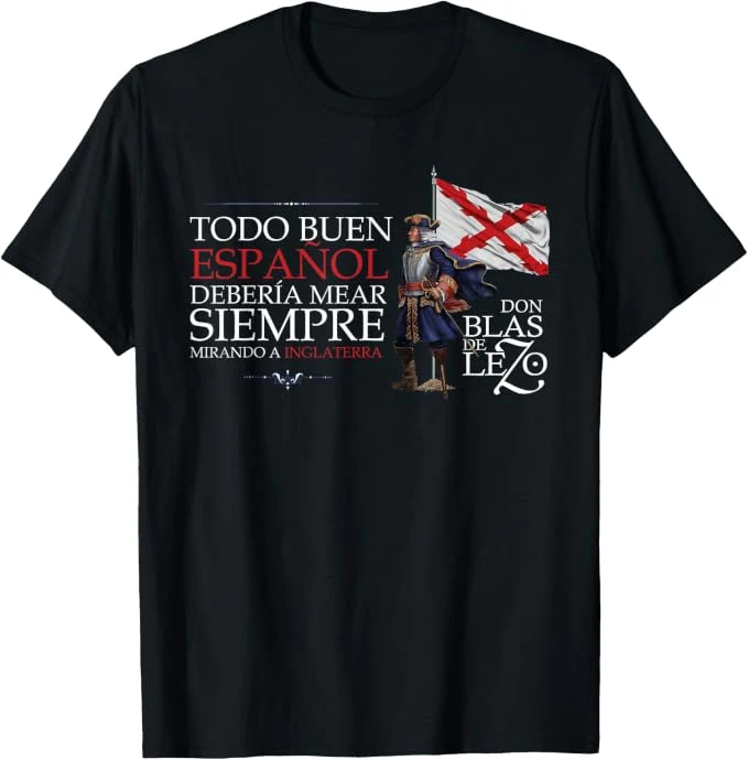 Camiseta Militar Frase Blas de Lezo y Cruz de Borgoña