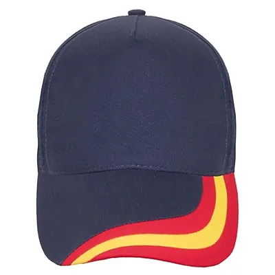Makio Gorra Bandera de España Regulable Padel Golf Tenis. Gorra 5 Paneles 100% algodón Peinado