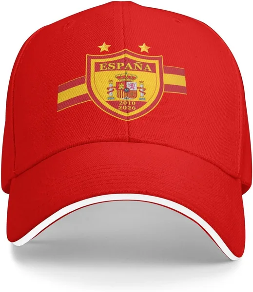 2 Estrellas España 2026 Hats Pride Aficionado Español de Fútbol España Camp