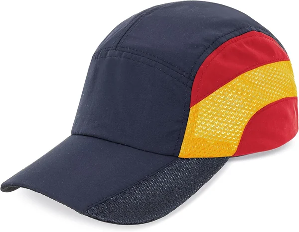 Gorra Deportiva con Bandera de España, Ligera y Transpirable, Poliéster