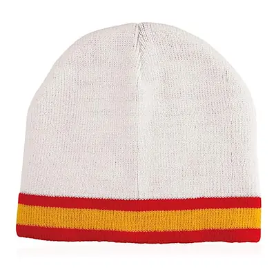 Diseño de gorro simple y clásico con bandera de España | Suave y cálido gorro, algodón y poliéster