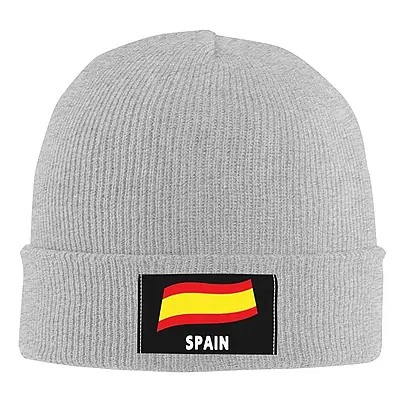 874 Gorro De Punto Bandera De España Gorro Beanie Hat Slouchy Gorro De Invierno Calidez Beanie Gorro