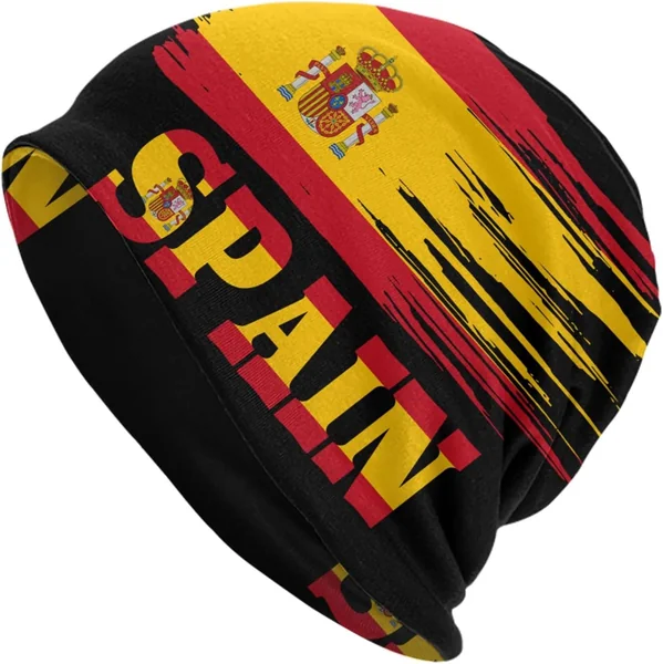 Skullcap Bandera De España Española Beanie De Gorro Moderno Gorro Beanie Elástico Sombrero De I