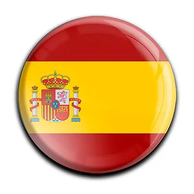Muy Fuerte imán para frigorífico en la Forma rendonda Bandera España | Imanes de España