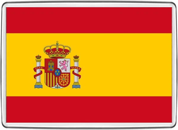 Pixly® Imán para nevera con la bandera de España, tamaño grande, recuerdo español, recuerdo de 