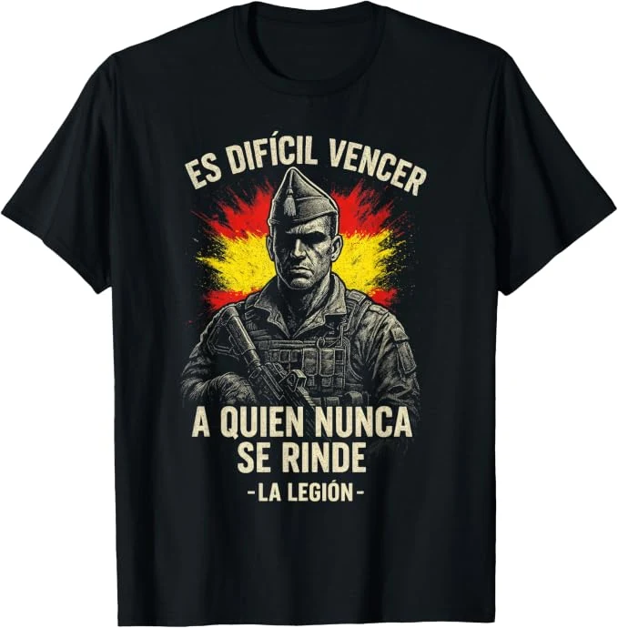 Camiseta La Legión Militar Honor y Patria - Nunca Se Rinde