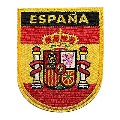 Durabol escudo de parche para planchar o coser (España) 6.3x 8cm Parches de España |