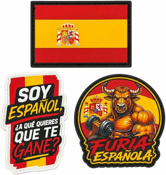 Everfly Parches Mochila Militar Cross Training - 3 Diseños España PVC