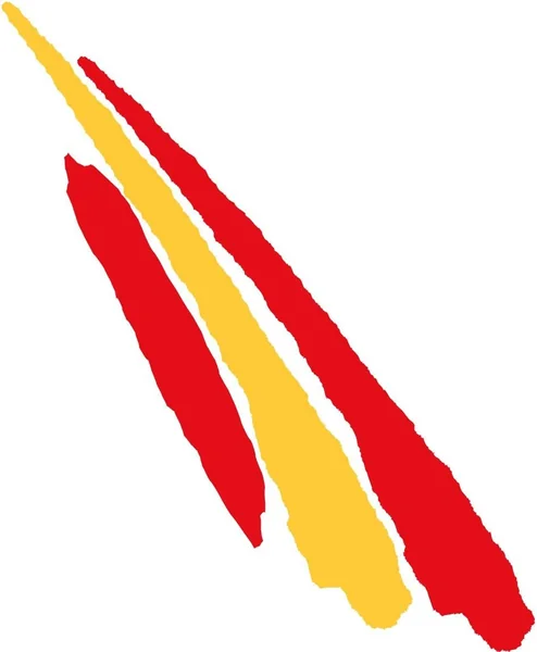 Artimagen Pegatina Trazo Alargado Bandera España 110x30 mm.