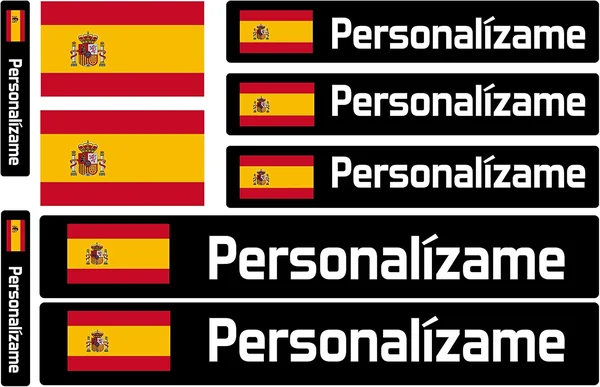 Vinilos Adhesivos Personalizados con Nombre y Bandera. Pegatinas Impermeables para Bicicletas, 
