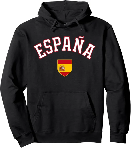 España Camiseta Mujer Hombre Niños Bandera Española Sudadera con Capucha