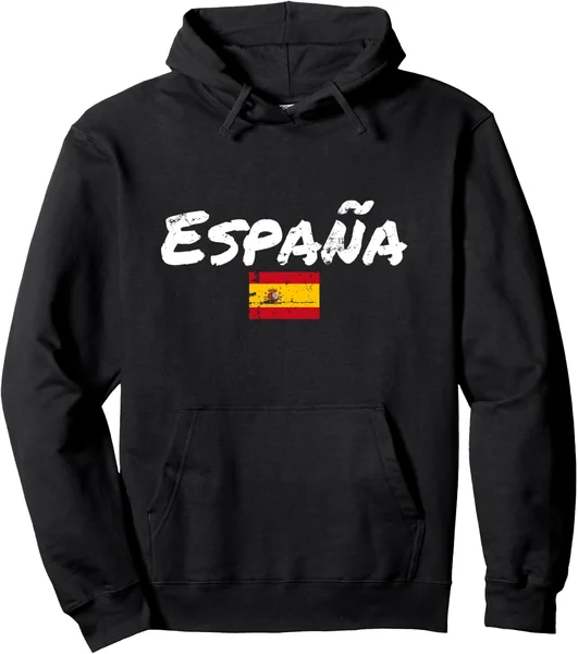 España Vintage Bandera Español Sudadera con Capucha