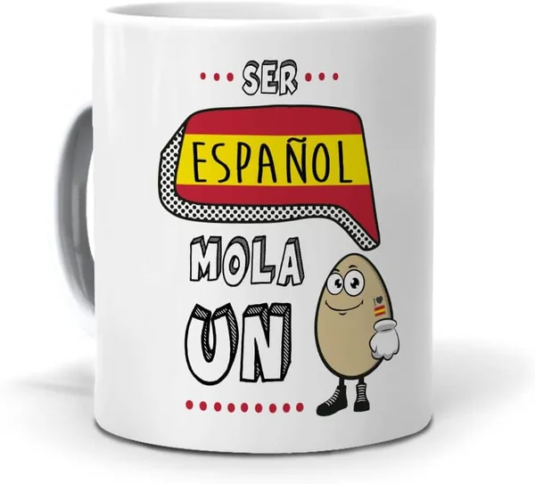 Taza Ser Español Mola un Huevo